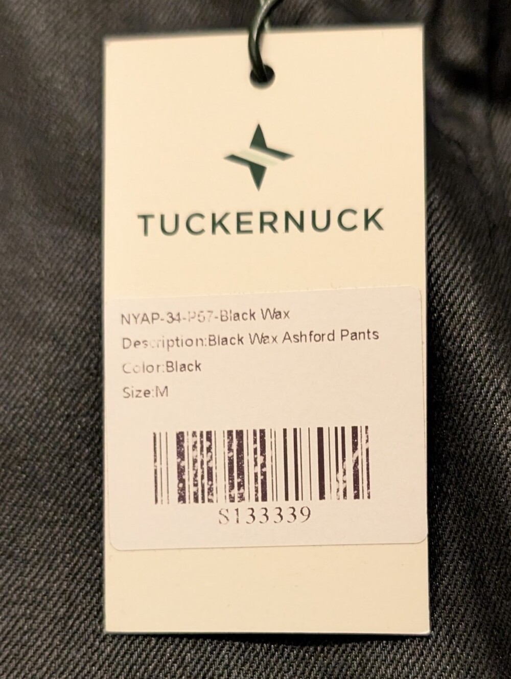 NWT Tuckernuck Black Wax Ashford Pants High Rise Kick Flare Women's Size Medium - Picture 3 of 7